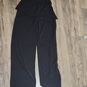 Zara Black Wide Leg Pants